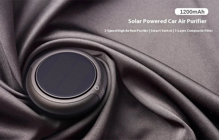 Solar Powered Car Air Purifier and Deodorizer