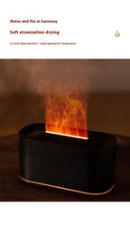 Flame Effect Aromatherapy Essential Oil Humidifier