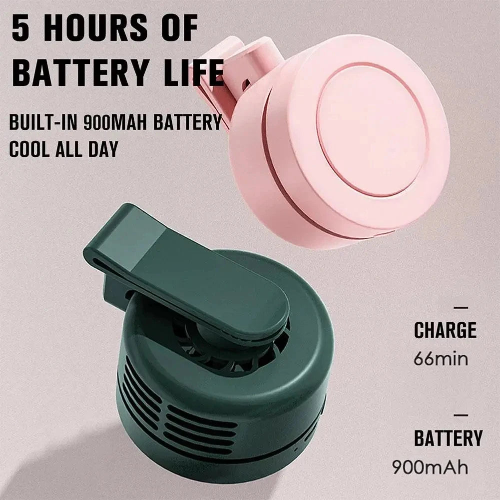 Portable Waist Clip Cooling Fan for Outdoor Activities