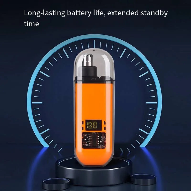 Rechargeable Portable Nose and Ear Hair Trimmer - 5