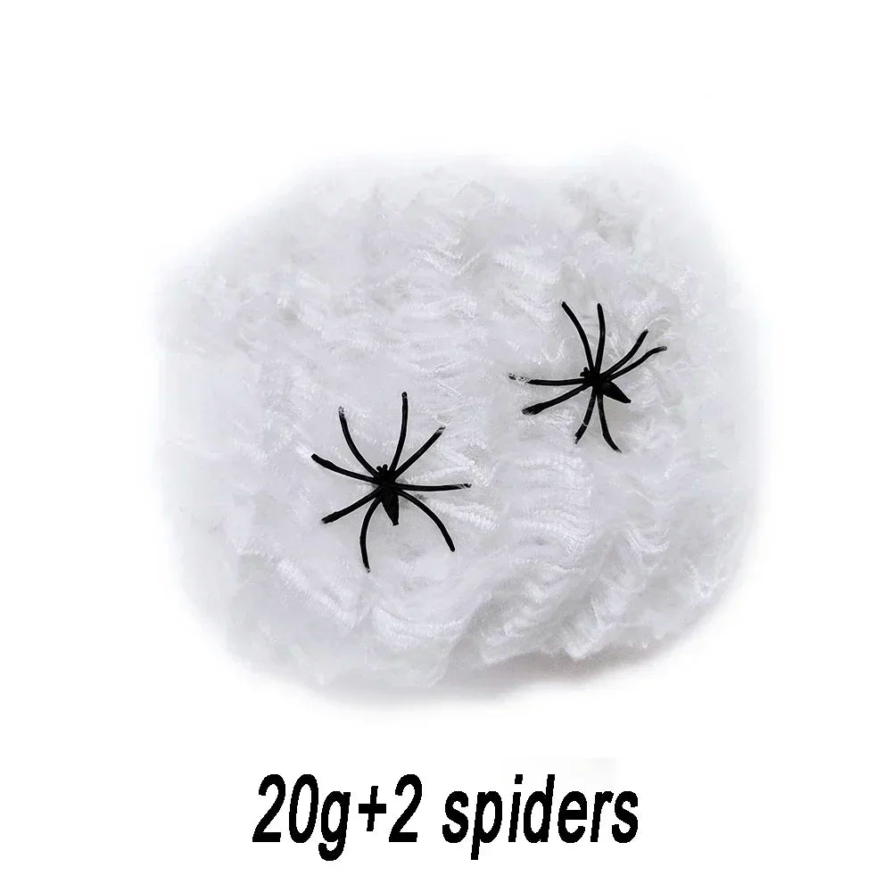 Artificial Spider Web for Halloween Decorations