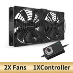 Multifunctional High-Speed Cooling Fan with Adjustable Speed Control