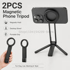Magnetic Foldable Phone Tripod for Photography and Live Streaming