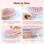 USB Portable Nail Dust Collector for Home Manicures