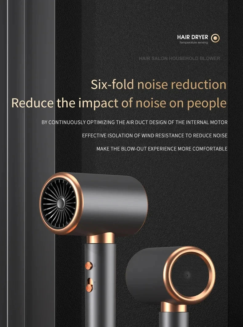 Professional High-Speed Ionic Hair Dryer for Fast Drying