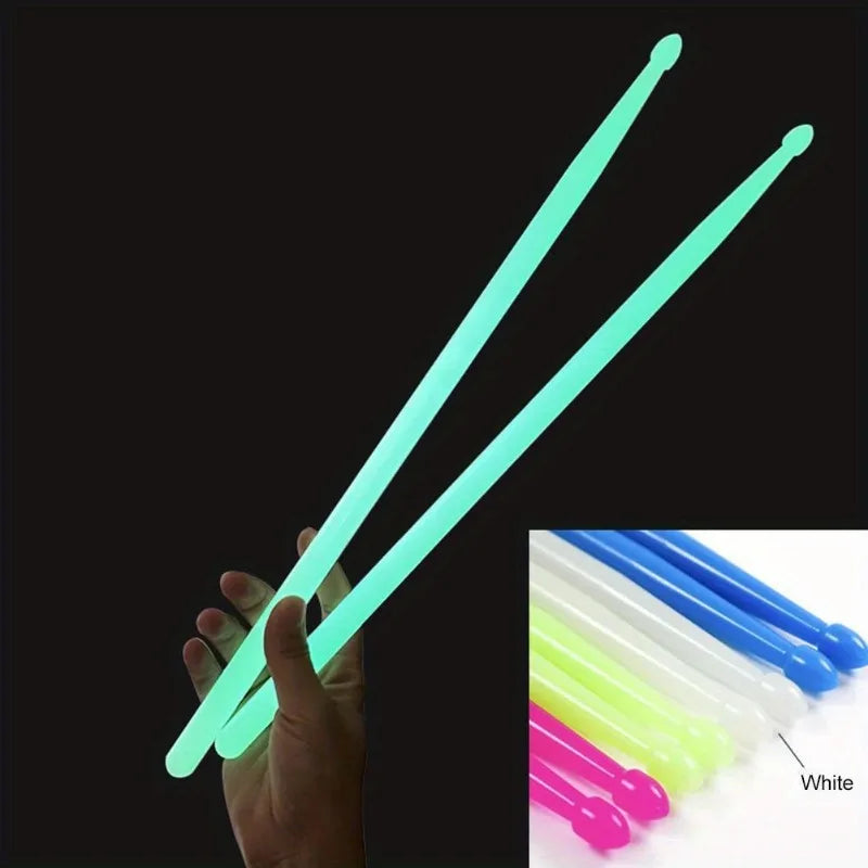 Glow in the Dark Luminous Drumsticks for Stage Performance - 9