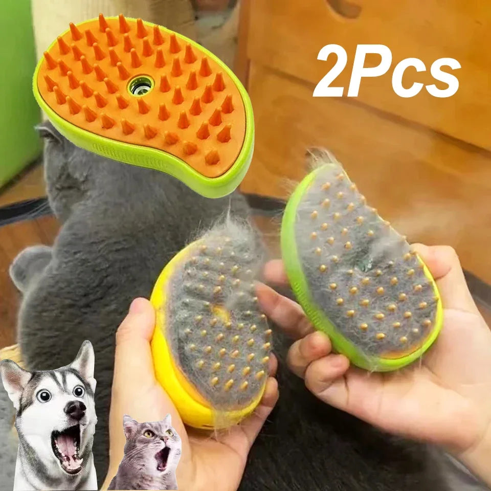 Steam Grooming Brush for Cats and Dogs