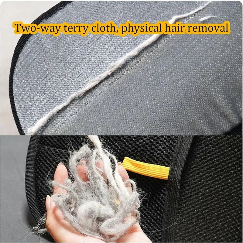 Electrostatic Pet Hair Removal Grooming Gloves