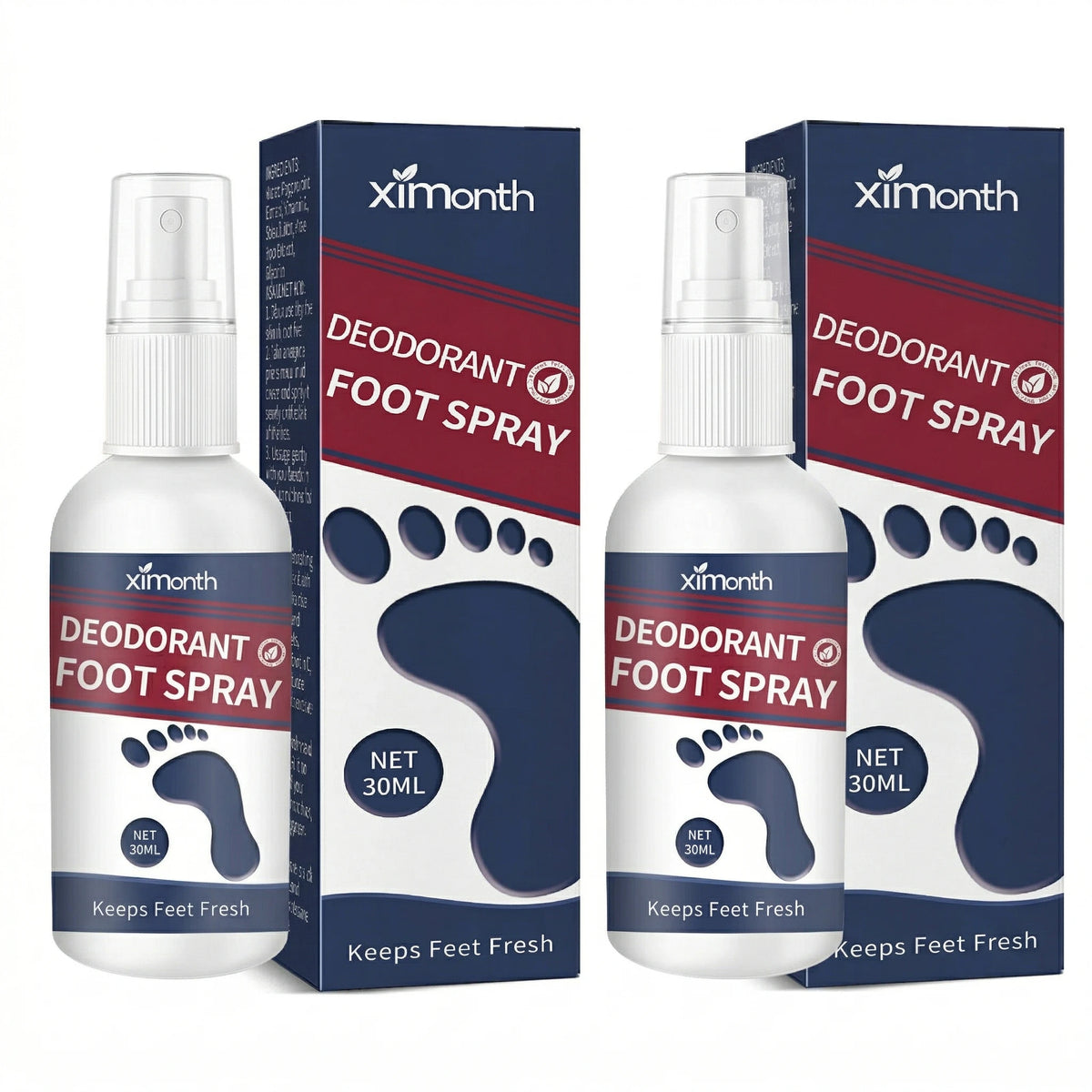 Refreshing Deodorizing Foot Spray for Odor Removal and Dry Skin