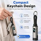 4-in-1 Fast Charging Keychain Cable with Digital Display