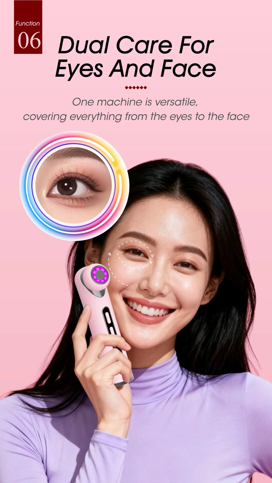 3-in-1 LED Photon Eye Lifting and Anti-Wrinkle Massager - 13