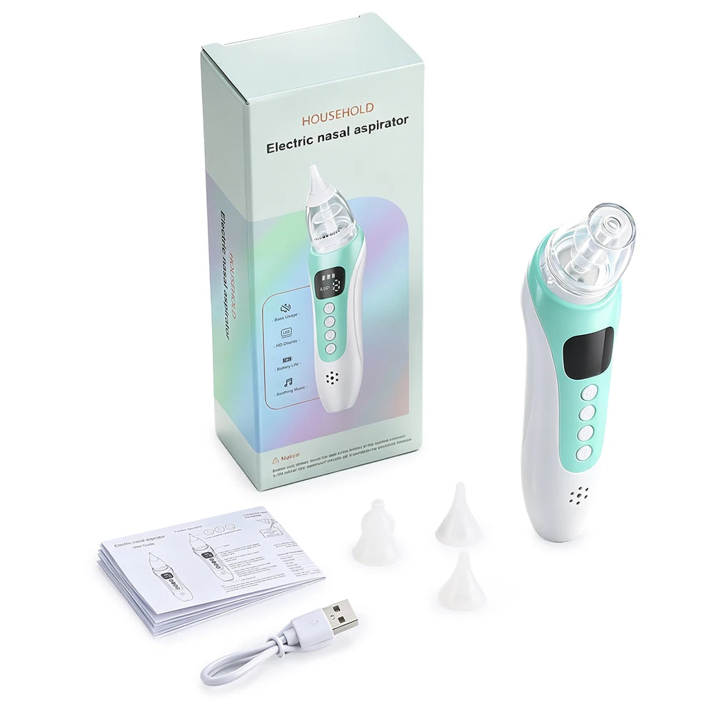 Electric Nasal Aspirator with Music for Newborns and Toddlers - 15