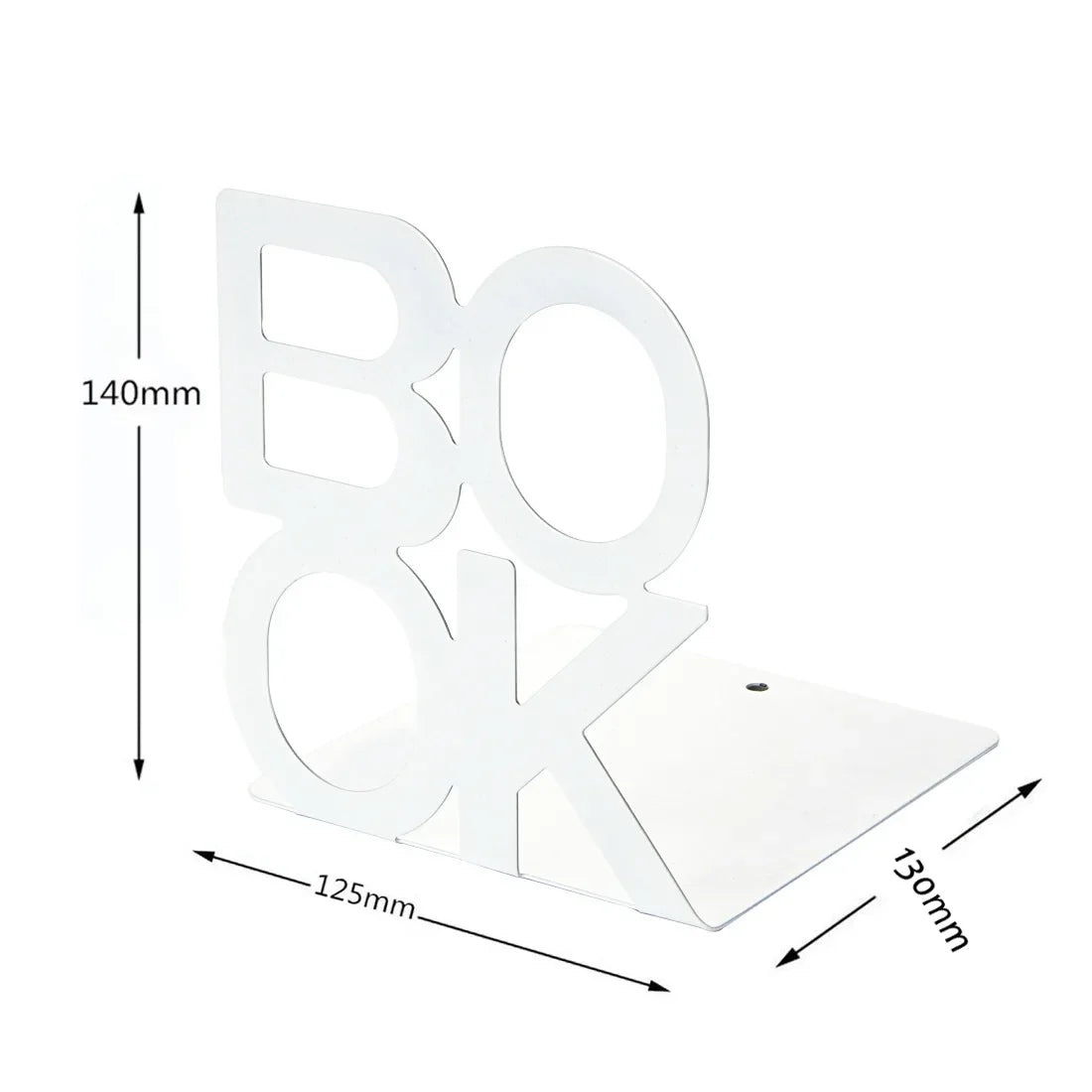 Heavy Duty Metal Bookends for Shelves - 9