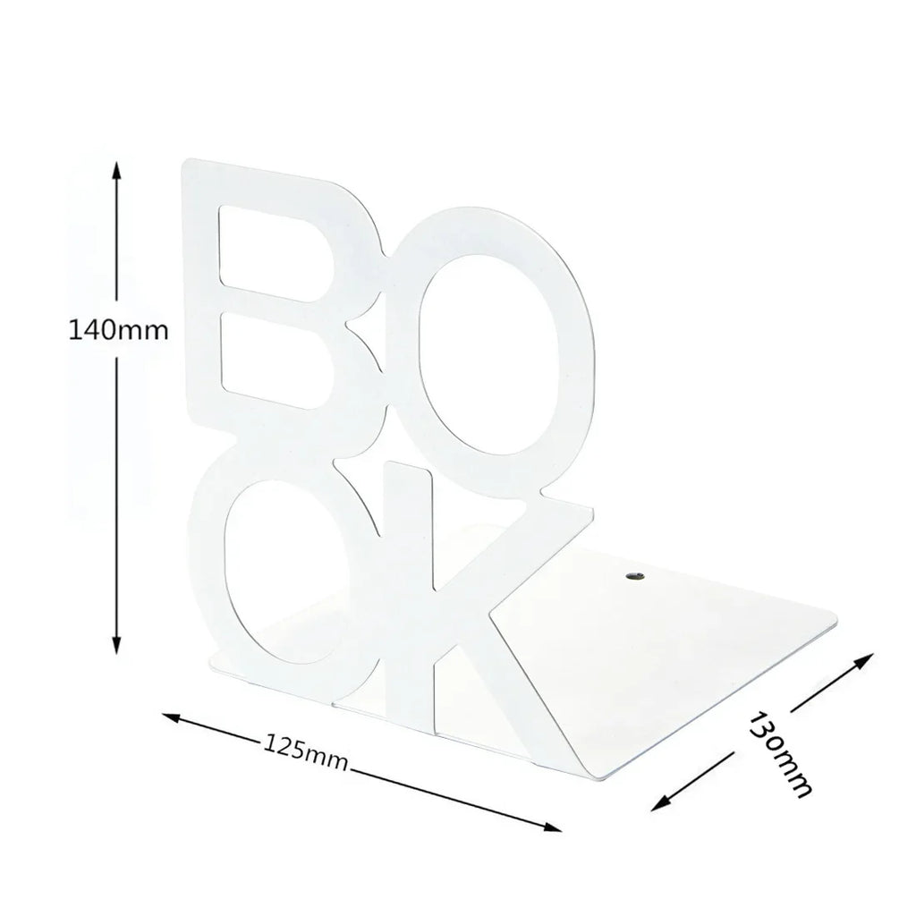 Heavy Duty Metal Bookends for Shelves