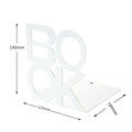 Heavy Duty Metal Bookends for Shelves and Home Decor