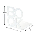 Heavy Duty Metal Bookends for Shelves and Home Decor