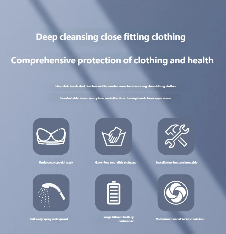 Portable Mini Washing Machine for Underwear and Socks