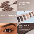 Volumizing Eyebrow Mousse Gel for Fluffy Brows