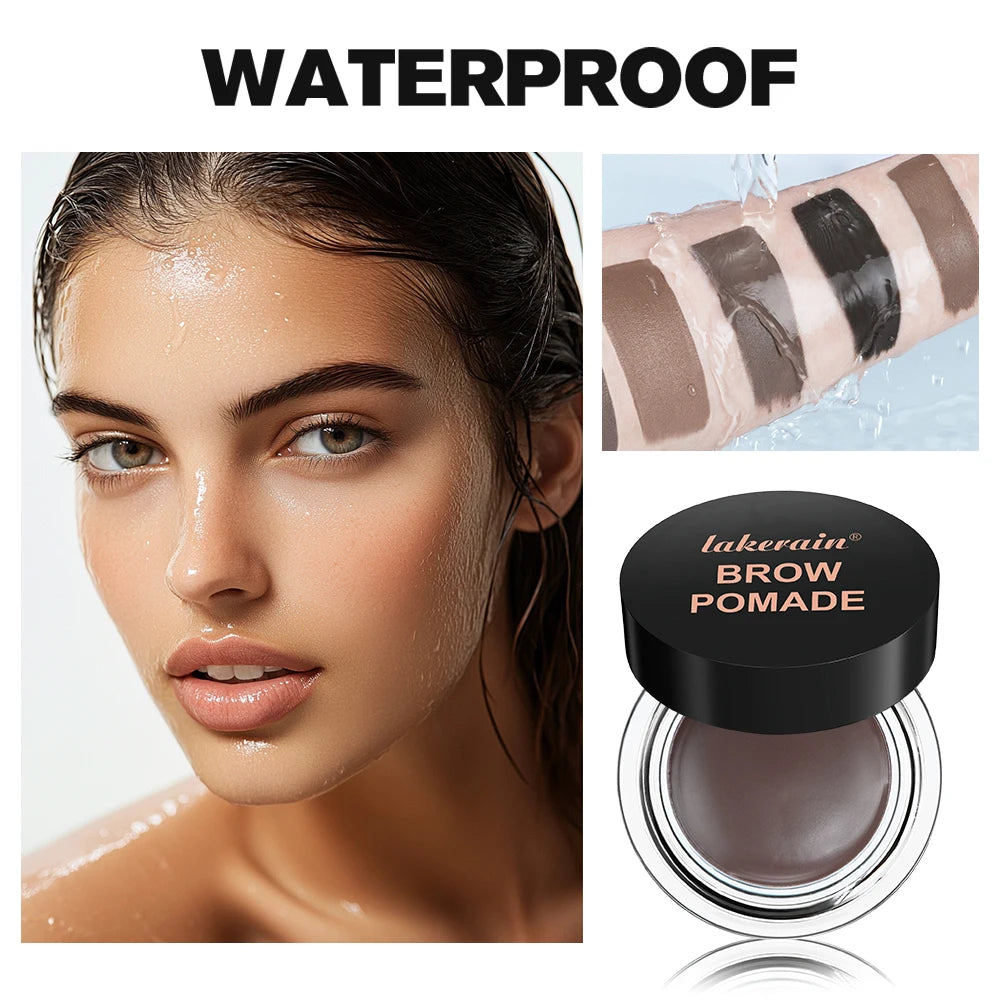 Waterproof Smudge-Proof Eyebrow Pomade Styling Cream - 6