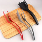 2-in-1 Non-Stick Spatula and Kitchen Tongs for Cooking