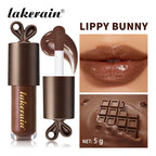 Honey and Chocolate Moisturizing Lip Gloss Duo Set