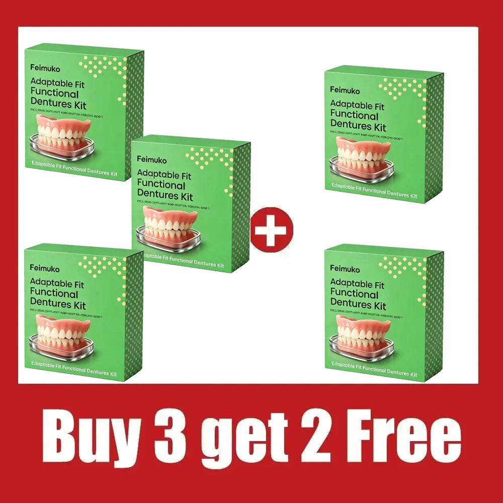 Instant Snap-On Silicone Dentures for Natural Smile - 7