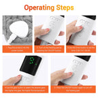 Electric Heating Pad Wrap for Back, Abdomen and Body Relief