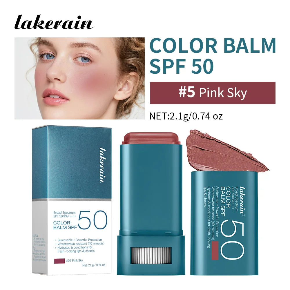 Tinted Sunscreen Blush Stick with SPF 50