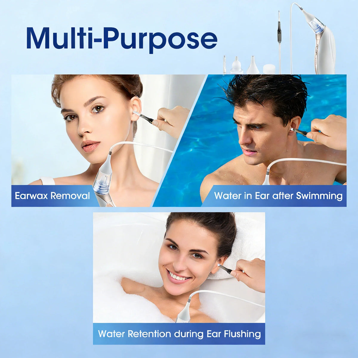 Electric Vacuum Earwax Removal Tool for Adults and Children