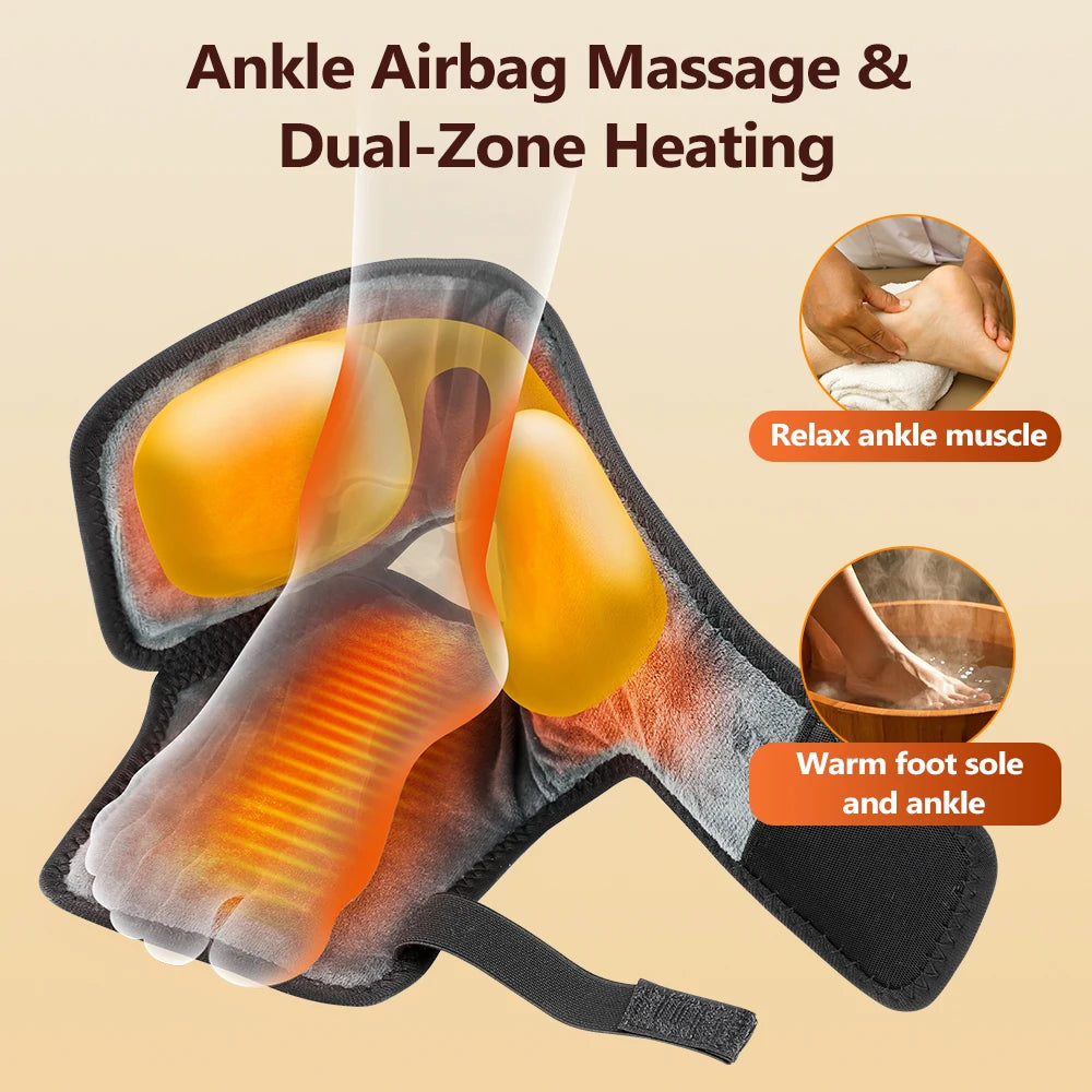 Heated Airbag Ankle Compression Massager - 9