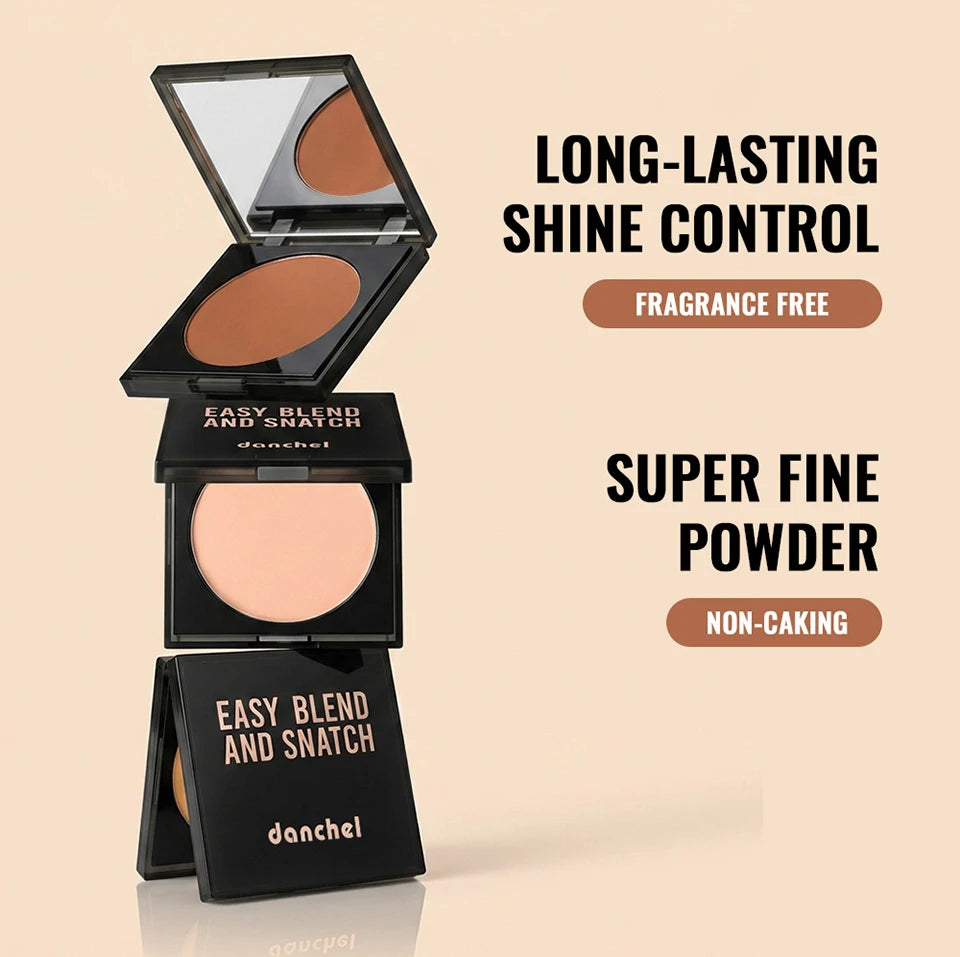 Matte Oil-Control Pressed Setting Powder for Face Makeup