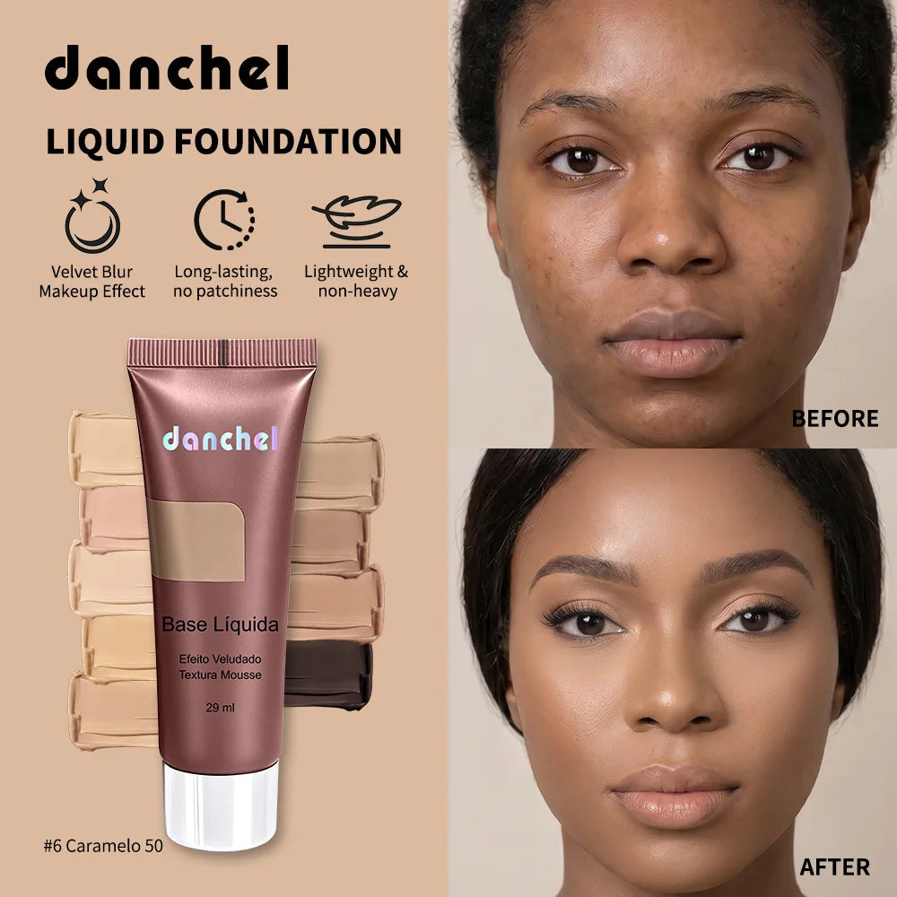 Velvet Matte Liquid Foundation for Flawless Coverage
