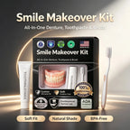 Moldable Silicone Cosmetic Teeth Kit for Instant Smile