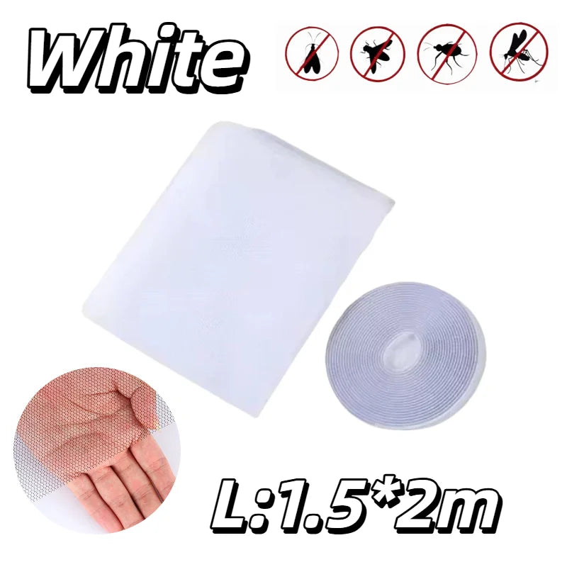 DIY Adhesive Window Mosquito Screen Mesh