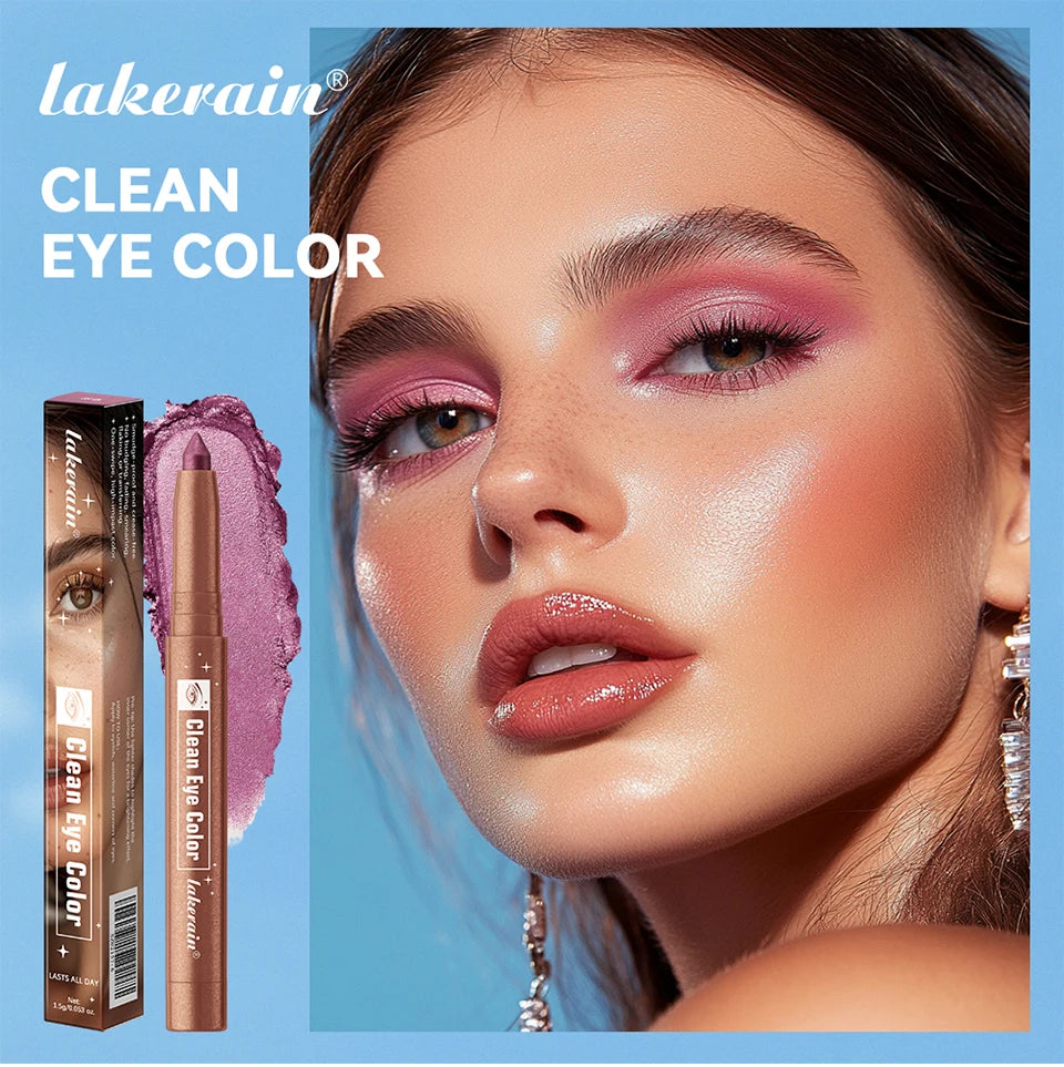 Waterproof Smudge-Proof Shimmer Eyeshadow Stick