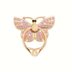 Glitter Butterfly Phone Ring Holder Kickstand