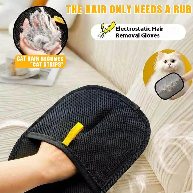 Deshedding Pet Hair Removal Grooming Glove - 2