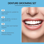 Snap-On Silicone Denture Set for Instant Smile Correction