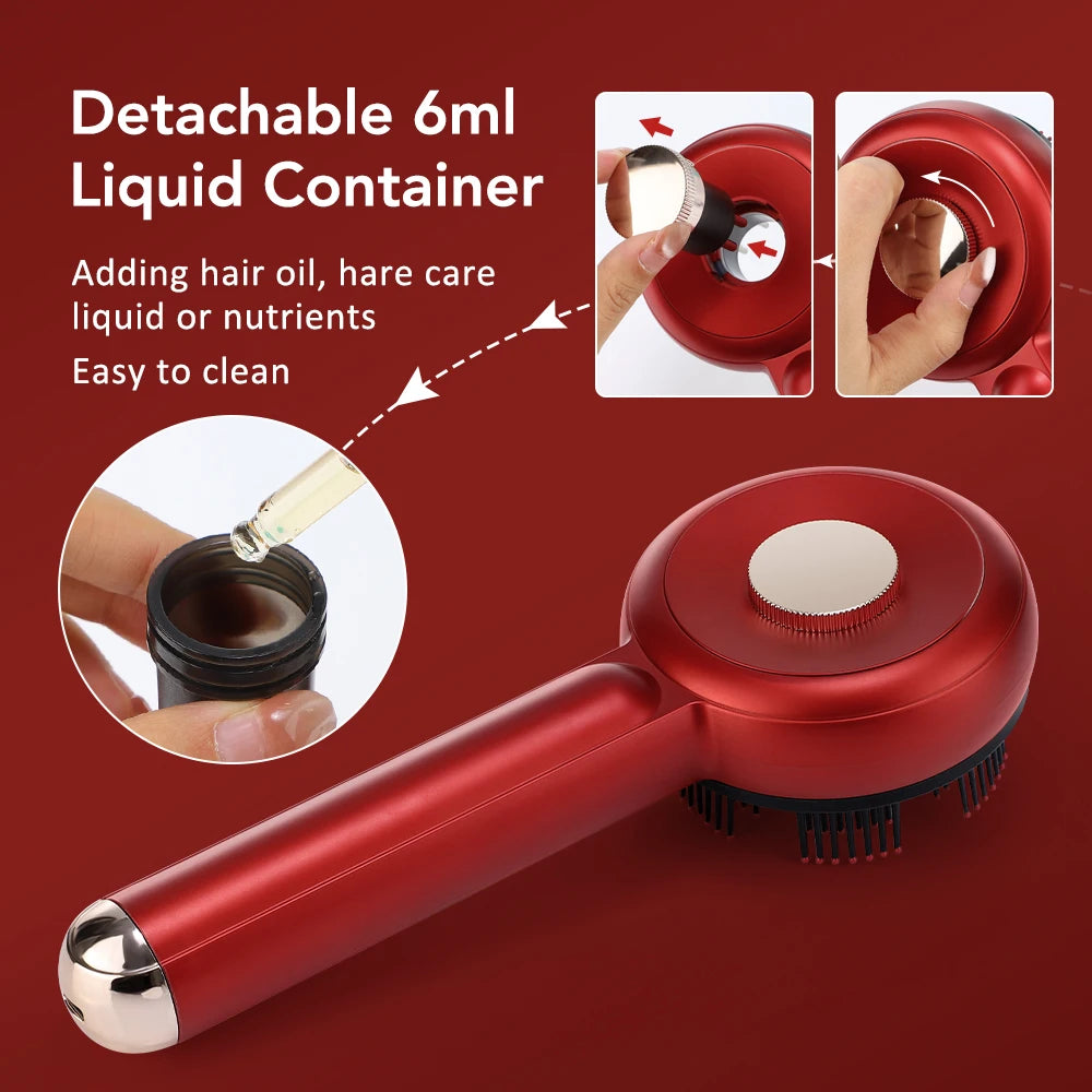 Portable Electric Scalp Massager with Essential Oil Applicator