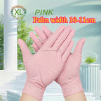 Disposable Black Nitrile Protective Gloves