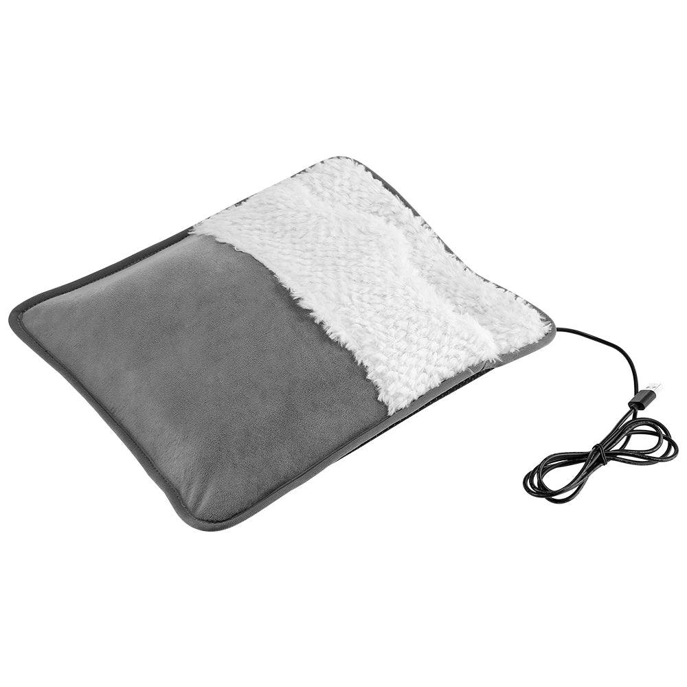 USB Electric Heated Foot Warmer for Home and Office - 16