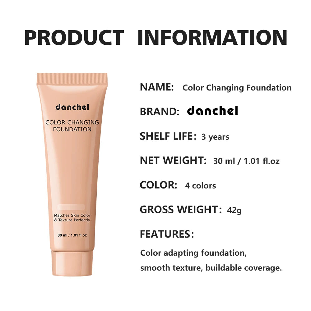 Color-Changing Liquid Foundation for Flawless Skin Tone - 17