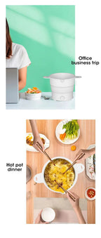 Portable Foldable Electric Hot Pot for Travel and Camping