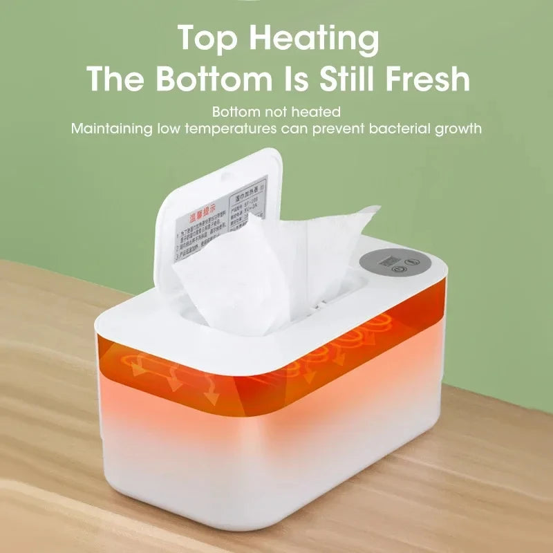 Portable Baby Wipe Warmer with LED Temperature Display