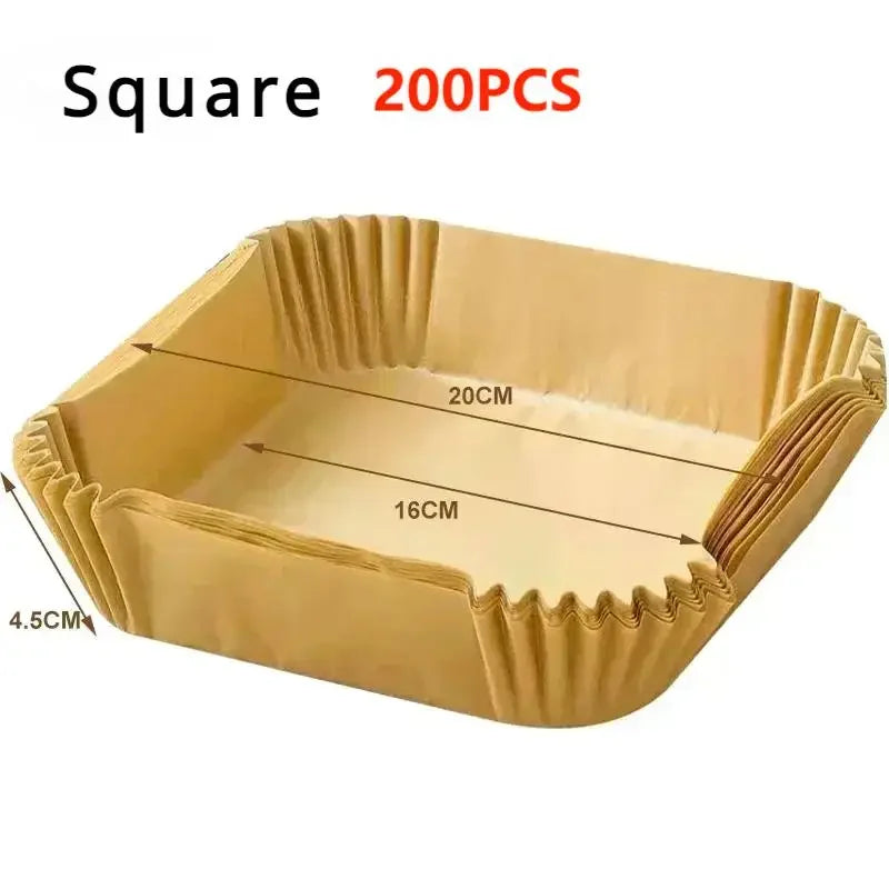 Disposable Non-Stick Air Fryer Parchment Paper Liners