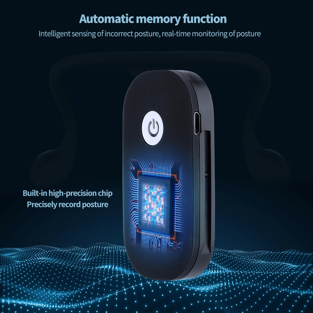 Intelligent Vibration Posture Corrector with LCD Display