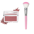 Matte Embossed Blush Palette with Professional Makeup Brush
