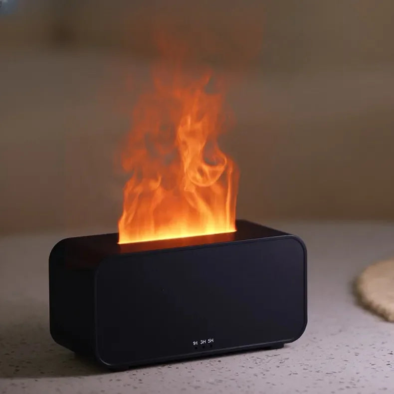 Flame Effect Aroma Diffuser and Essential Oil Humidifier