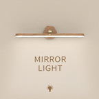 Portable Rechargeable Wooden Magnetic LED Wall Lamp