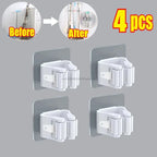 Self-Adhesive Wall Mounted Mop and Broom Organizer Holder